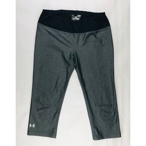 Under Armour Leggings Small Gray Black Carpri